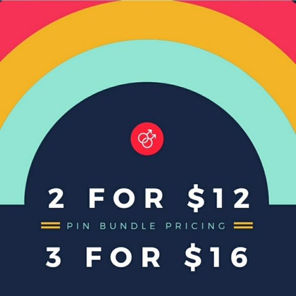 Leather Rock & Roll Enamel Pin - Picture 5 of 5